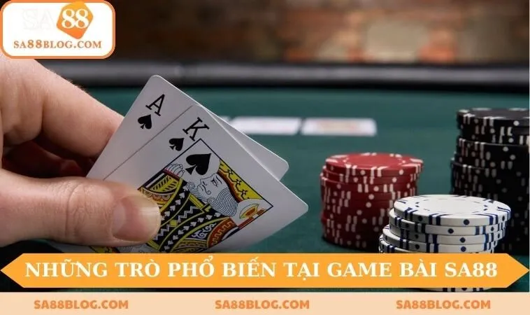 Những trò phổ biến tại Game Bài SA88