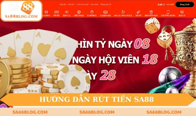 Rút tiền SA88