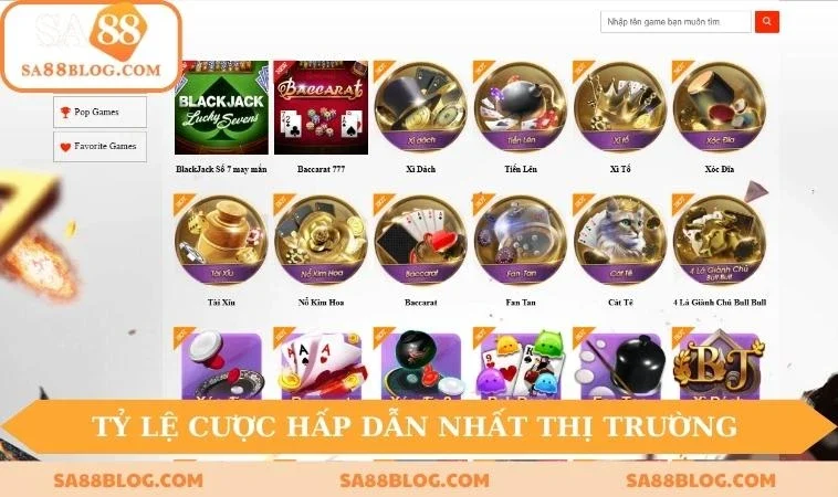 Tỷ lệ cược hấp dẫn nhất thị trường dành cho người chơi